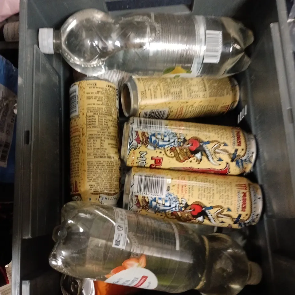 APPROXIMATELY 15 ASSORTED DRINKS ITEMS TO INCLUDE - ACTIPH WATER, MONSTER PUNCH ENERGY AND FLAVOURED WATER
