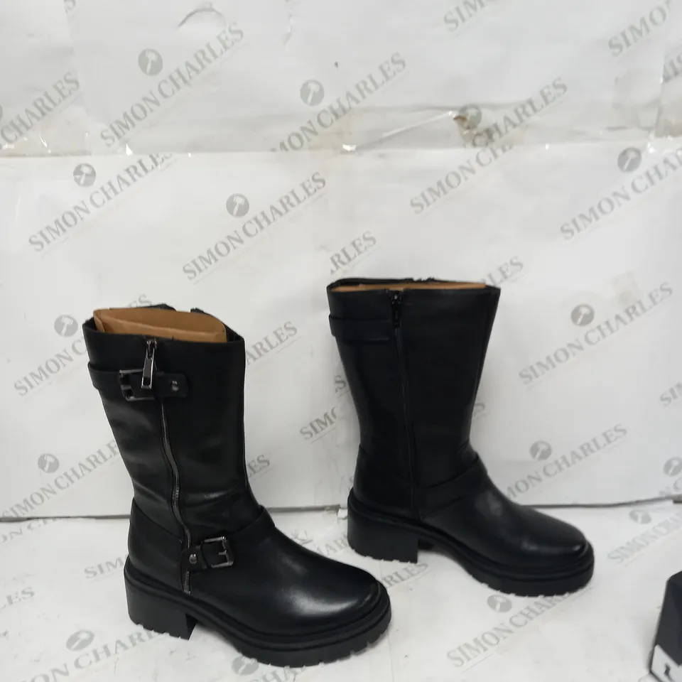 NATURALIZER JAGGER BLACK HIGH BOTT - UK 5 - BOXED 