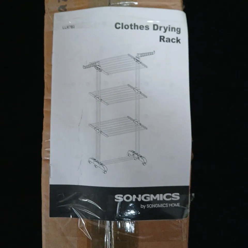 SONGMICS CLOTHES DRYING RACK – 4-TIER, (BOXED)