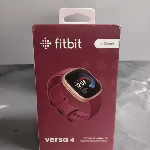 BOXED FITBIT VERSA 4 IN RED 