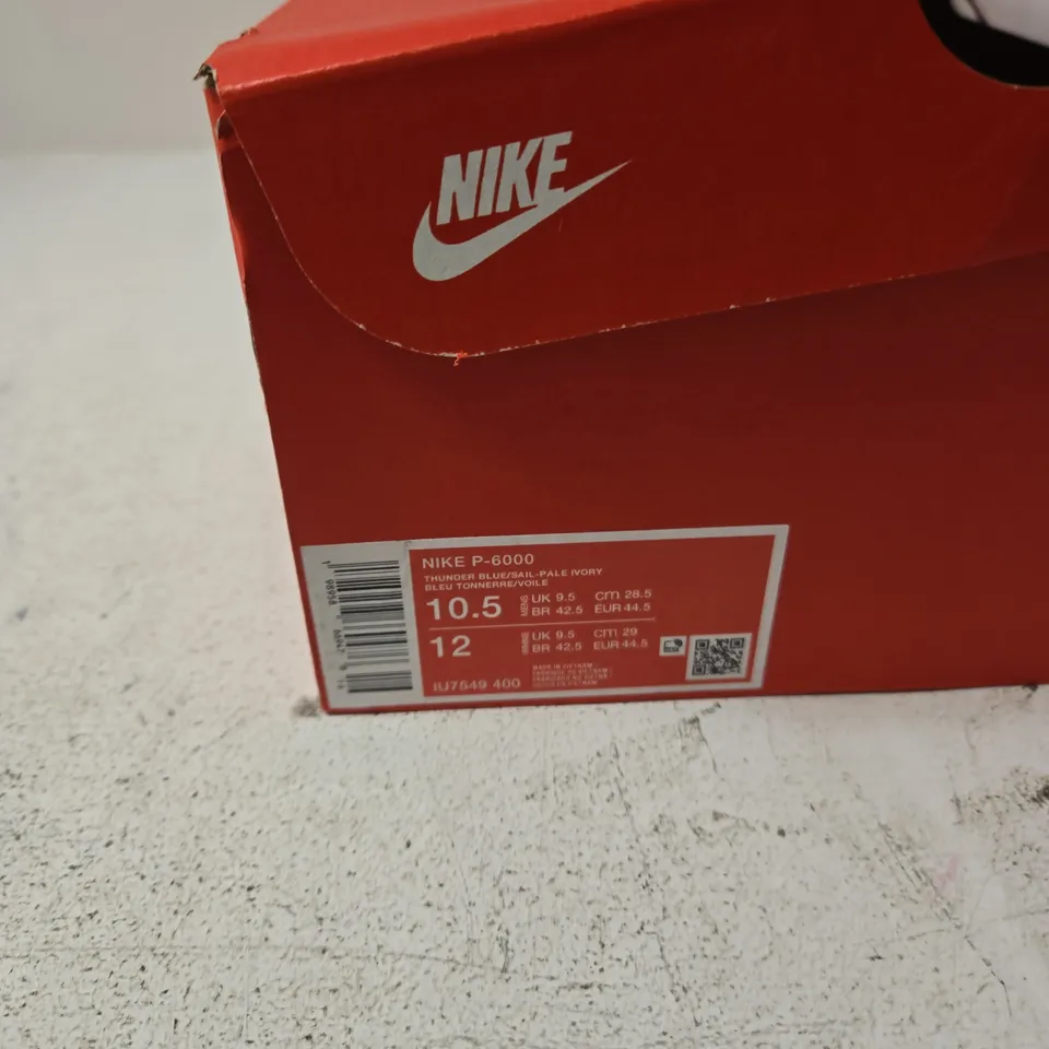 NIKE P-6000 THUNDER BLUE/SAIL-IVORY SNEAKERS – UK 9.5 (US 10.5)