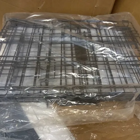 PACKAGED DESIGNER METAL XS DOG CRATE WITH PADDING