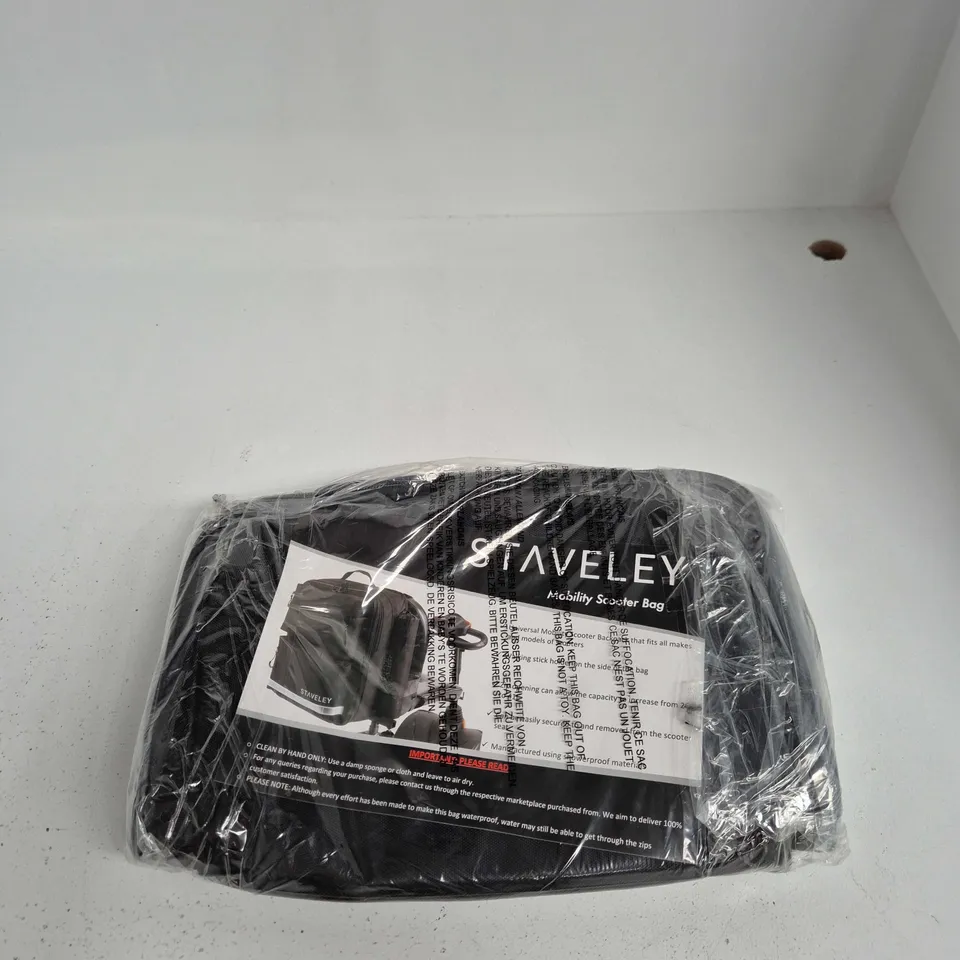 STAVELEY XL BAG FOR MOBILITY SCOOTERS (BLACK) – NEW