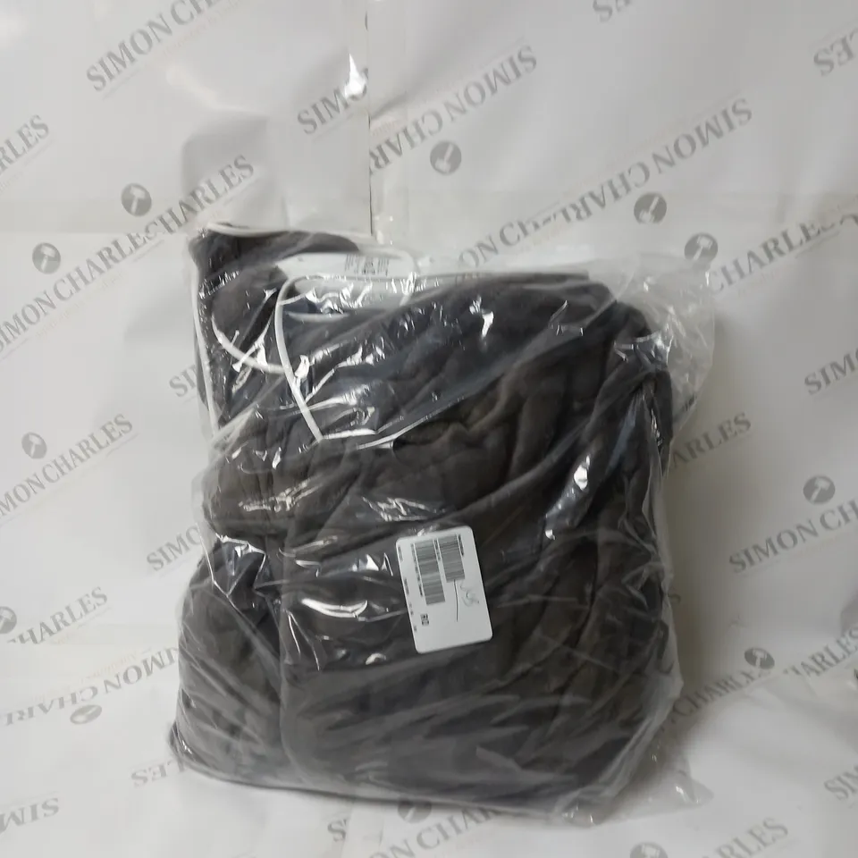 BOXED COZEE HOME VELVETSOFT HEATED THROW IN GREY