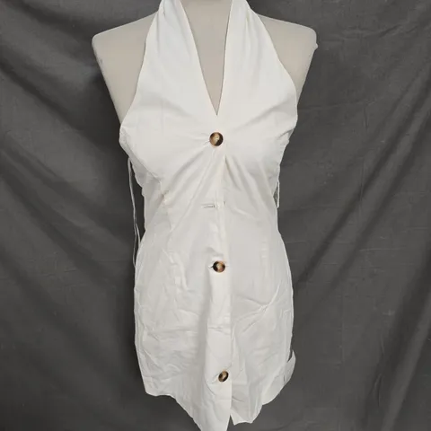 NOBODY'S CHILD GIO MINI DRESS IN WHITE SIZE 8