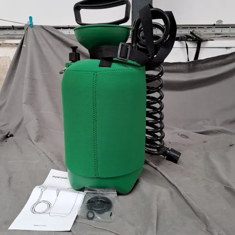 PORTABLE SHOWER FOR CAMPING, FESTIVALS ETC - GREEN
