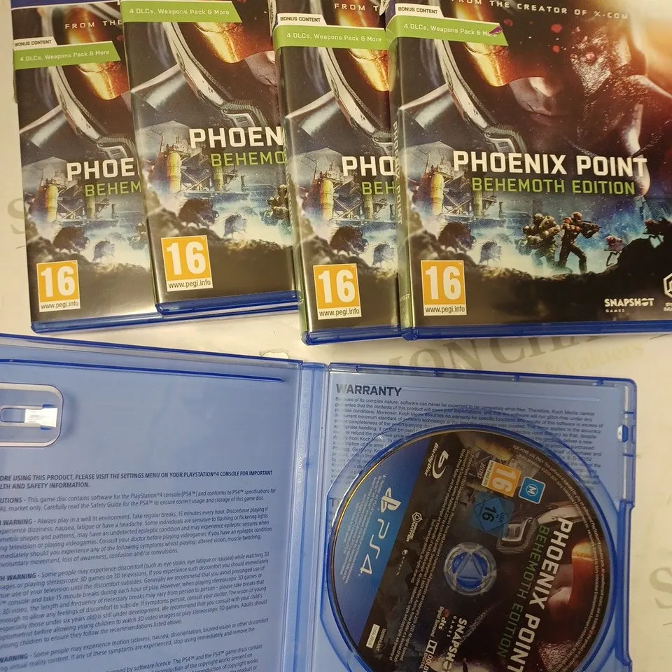 PHOENIX POINT BEHEMOTH EDITION - PS4 - SET OF 5