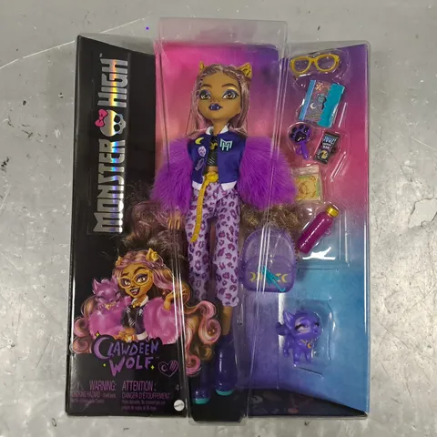 BOXED MONSTER HIGH CLAWDEEN WOLF COLLECTIBLE DOLL