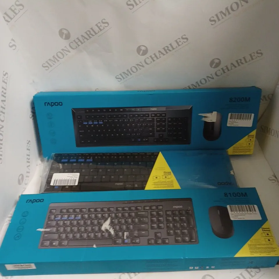 APPROXIMATELY 5 RAPOO MOUSE AND KEYBOARD COMBOS