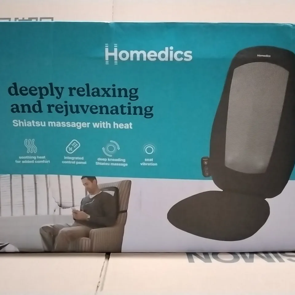 BOXED AS NEW SHIATSU MASSAGER WITH HEAT