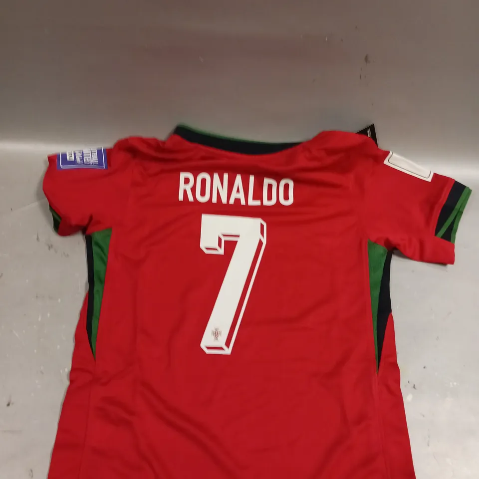 CHILDRENS PORTUGAL NATIONAL TEAM RONALDO FULL JERSEY - 22