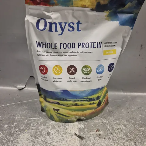 SEALED ONYST WHOLE FOOD PROTEIN - VANILLA - 900G