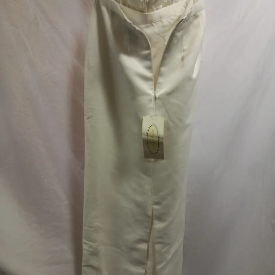 ALFRED ANGELO 010BB 2-PIECE WEDDING SET, IVORY - SIZE 12