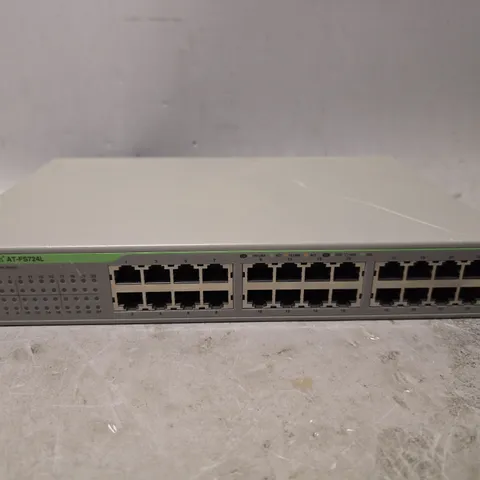 ALLIED TELESIS AT-FS724L 24 PORT FAST ETHERNET SWITCH 