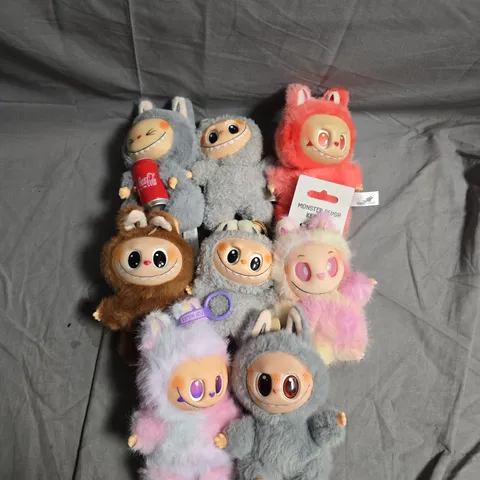 APPROX 8 UNBOXED LABUBU PLUSH TOYS 