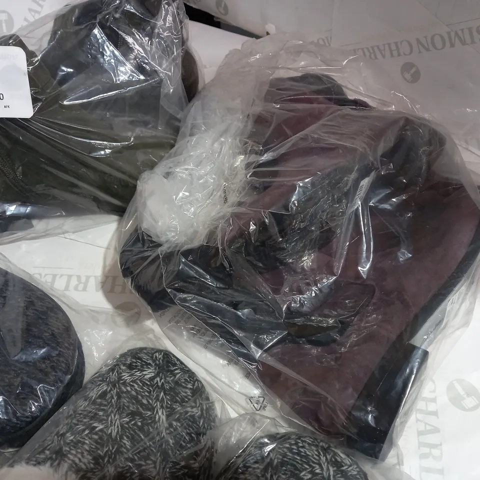 BOX OF APPROX 8 ASSORTED PACKAGED PAIRS OF FOOTWEAR VARYING IN SIZE/COLOUR/STYLE