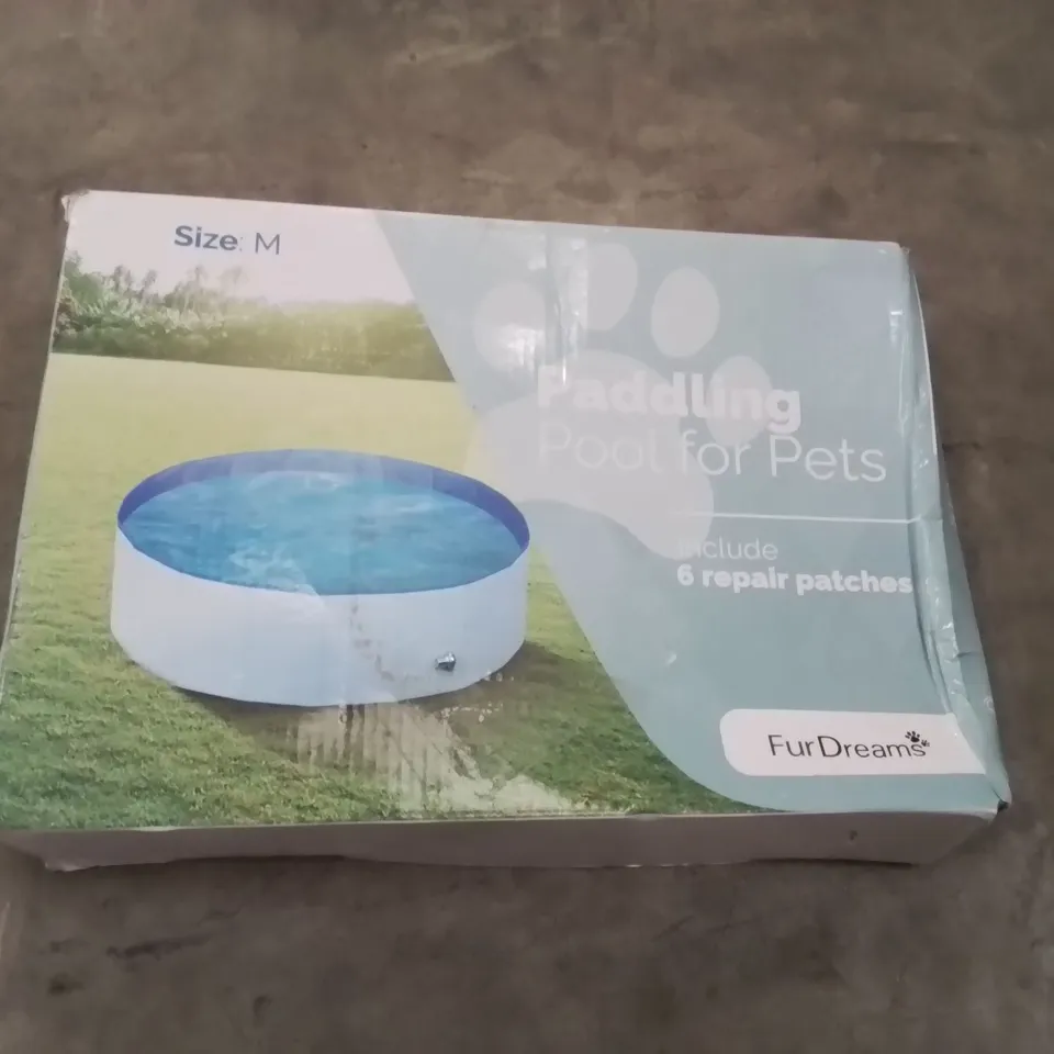 BOXED FURDREAMS PADDLING POOL FOR PETS 