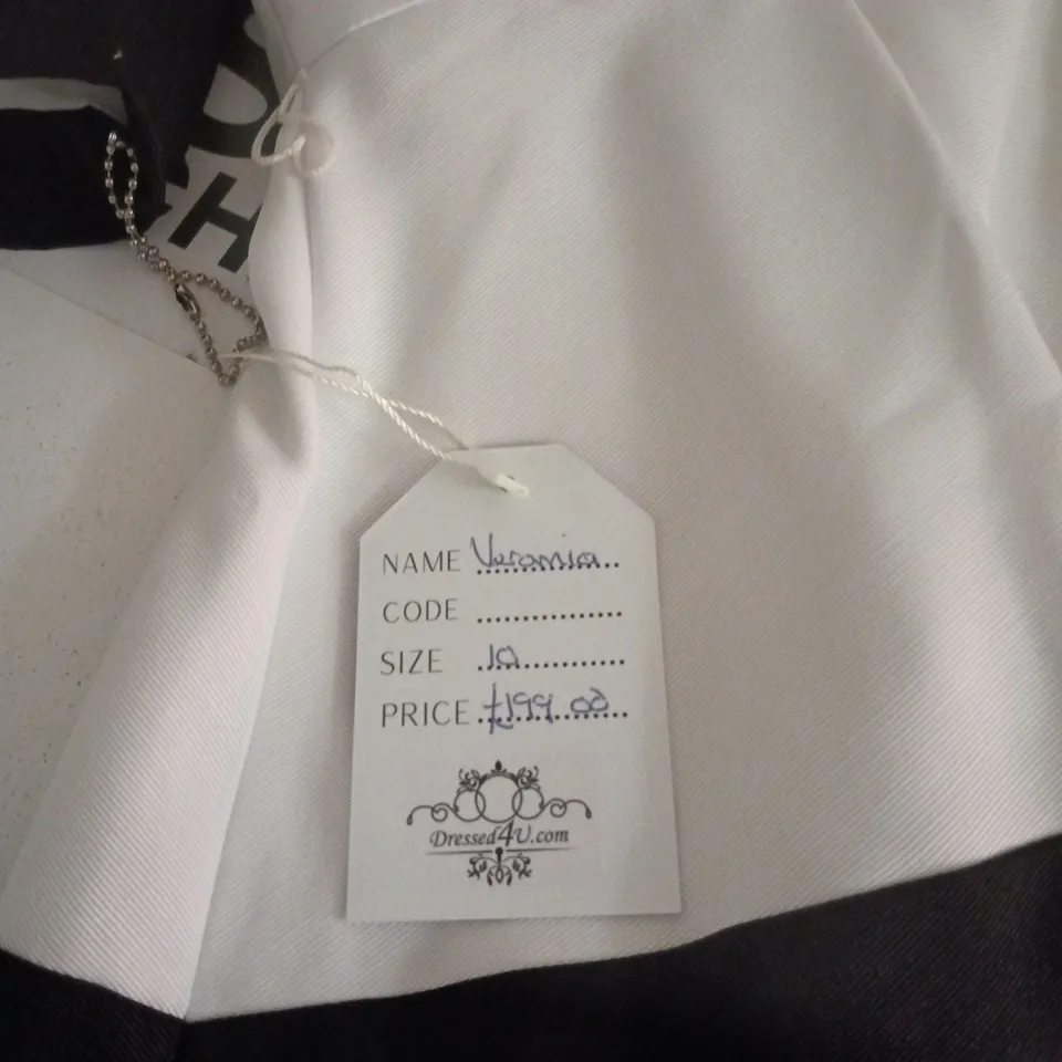 VEROMIA OCCASSIONS BLACK AND WHITE DRESS UK 10 TAGGED
