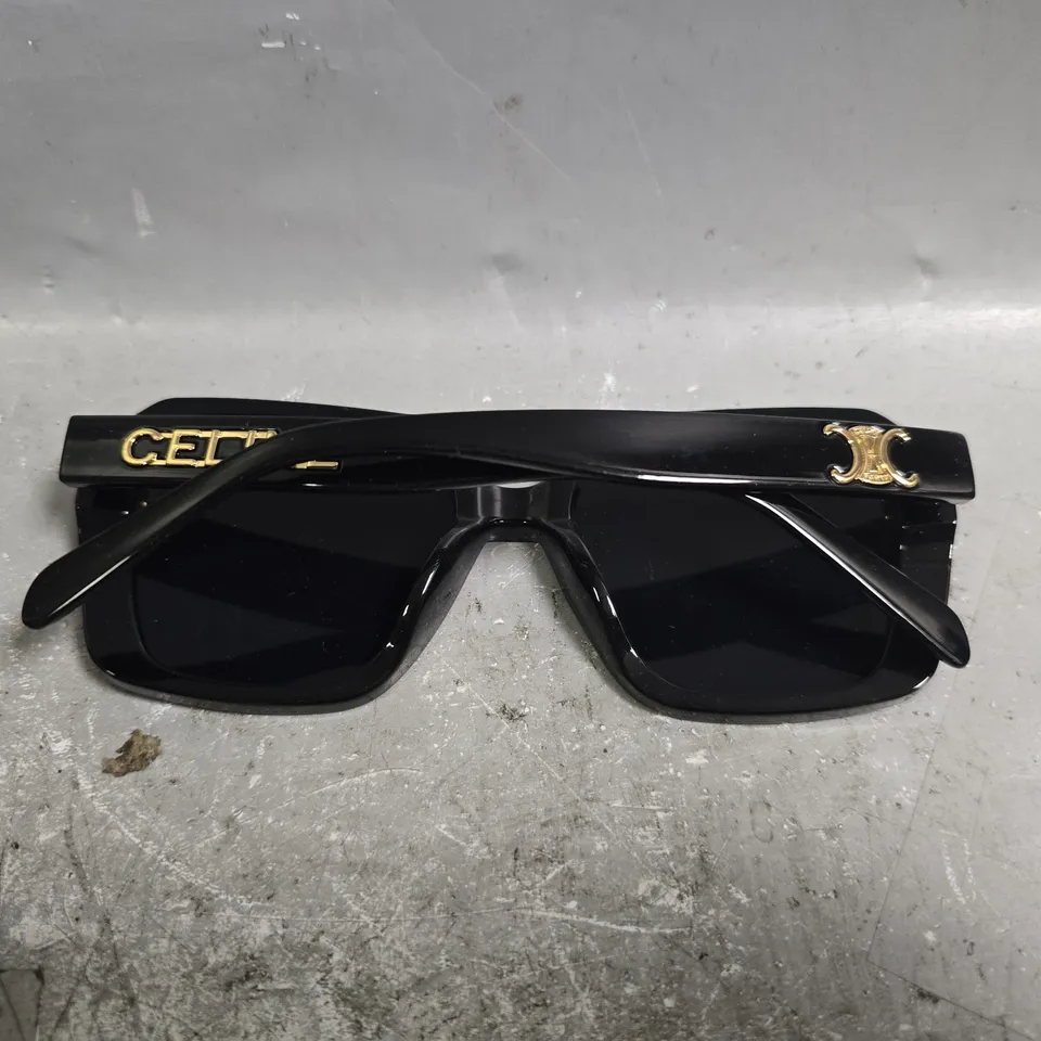 CELINE BLACK CLASSIC LOGO SUNGLASSES