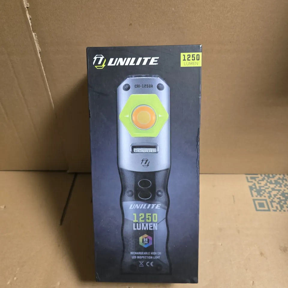 UNILITE CRI-1250R RECHARGEABLE LED INSPECTION LIGHT – 1250 LUMENS (BOXED)