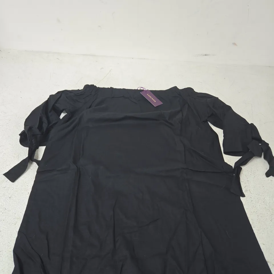 LASCANA BLACK BEACH DRESS – UK 10