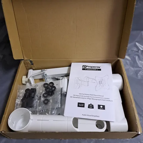 PROPERAV FULL MOTION WALL MOUNT IN WHITE