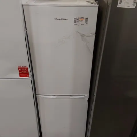RUSSELL HOBBS RH50FF145 LOW FROST FRIDGE FREEZER, 113L FRIDGE, 61L FREEZER - WHITE (50CM WIDE, 145CM HIGH) - COLLECTION ONLY