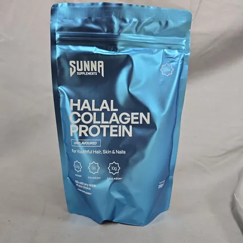 SUNNA SUPPLEMENTS HALAL COLLAGEN PROTEIN POWDER – UNFLAVOURED, 250 G