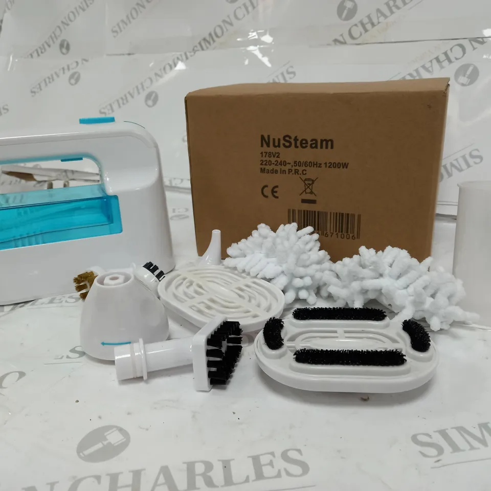 BOXED NUSTEAM 11 PIECE STEAM CLEANING SYSTEM