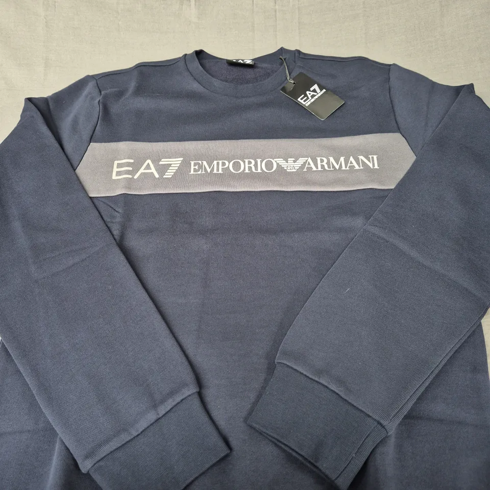 EMPORIO ARMANI CREW JUMPER SIZE SMALL