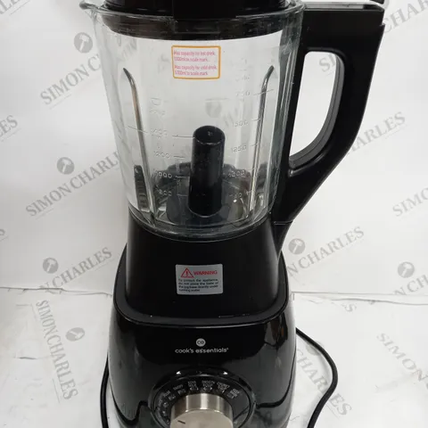 COOK'S ESSENTIALS 1.75L SOUP MAKER & BLENDER BLACK