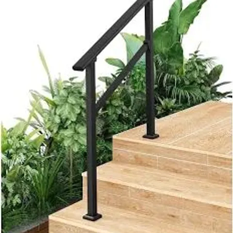 BOXED GARVEE 3-STEP OUTDOOR HANDRAIL