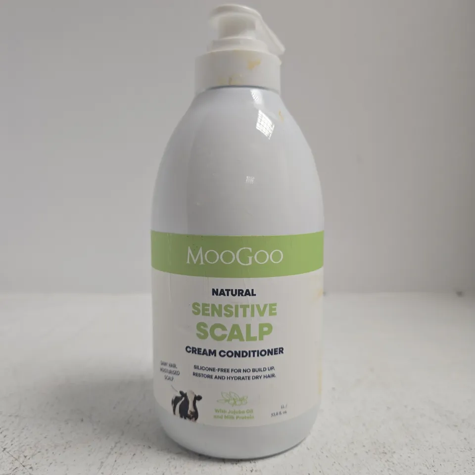 MOOGOO NATURAL SENSITIVE SCALP CREAM CONDITIONER (1L)