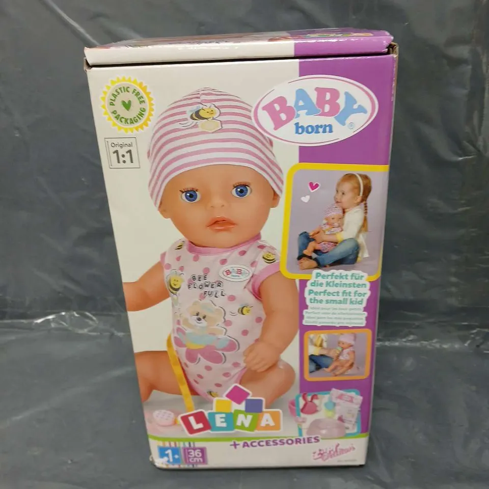 BOXED BABY BORN LENA 