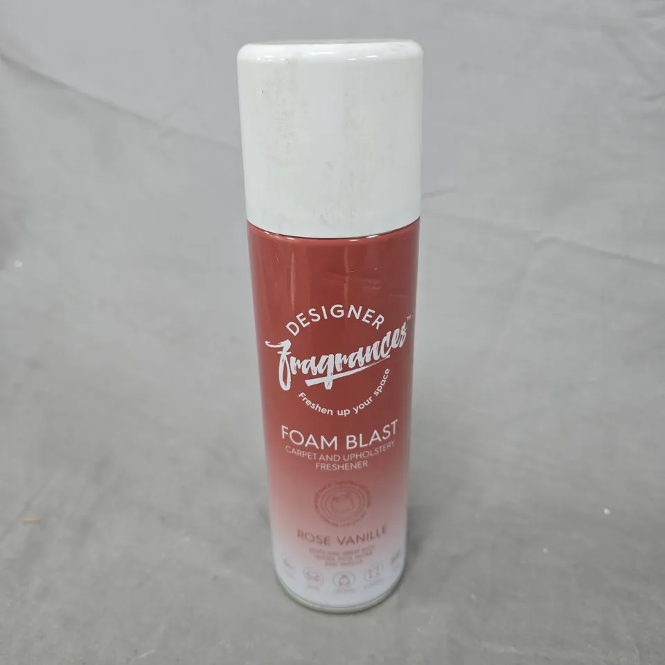 10 DESIGNER FRAGRANCES FOAM BLAST ROSE VANILLE (10X300ML)