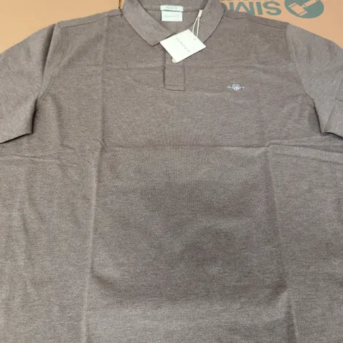 GANT REG SHIELD SS PIQUE POLO SHIRT β SEAWOOD MELANGE, XXL