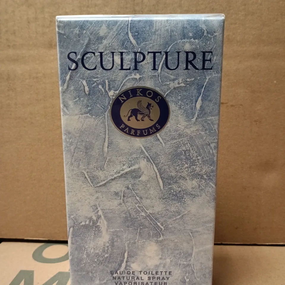 BOXED AND SEALED SCULPTURE NIKOS PARFUMS EAU DE TOILETTE 100ML