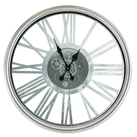 BOXED COUNTS METAL WALL CLOCK (1 BOX)