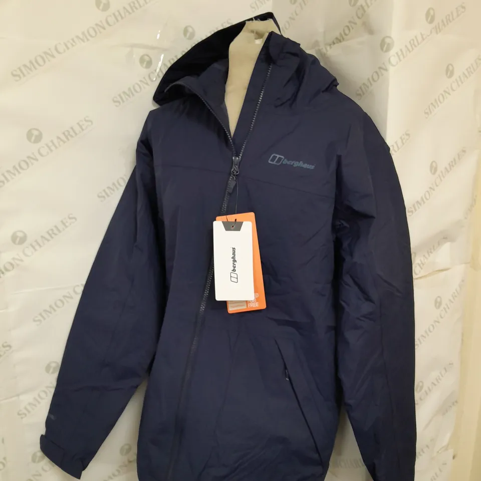 BERGHAUS DELUGE PRO 2.0 INSHEL JACKET IN DARK BLUE SIZE S