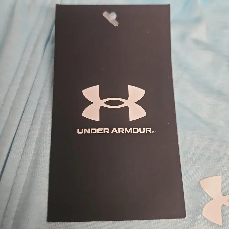 UNDER ARMOUR WOMEN'S LIGHT BLUE TECH 1/2 ZIP TOP – TWIST (LG/G)