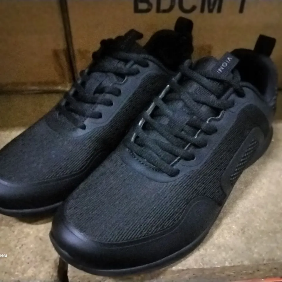 BOX OF APPROXIMATELY 6 PAIR OF WOMEN'S BLACK AGILE JOJO OMBRE SHOES (UK SIZE 4.5)
