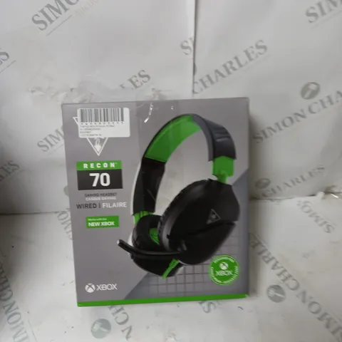 5X TURTLE BEACH RECON 70 GAMING HEADSETS - BLACK
