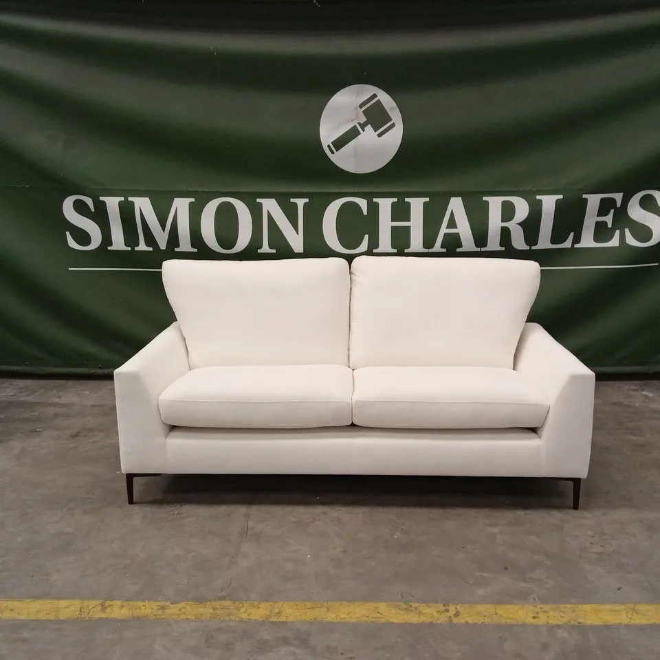 LEXI 3 SEATER SOFA, CREAM HOUSE PLUSH FABRIC