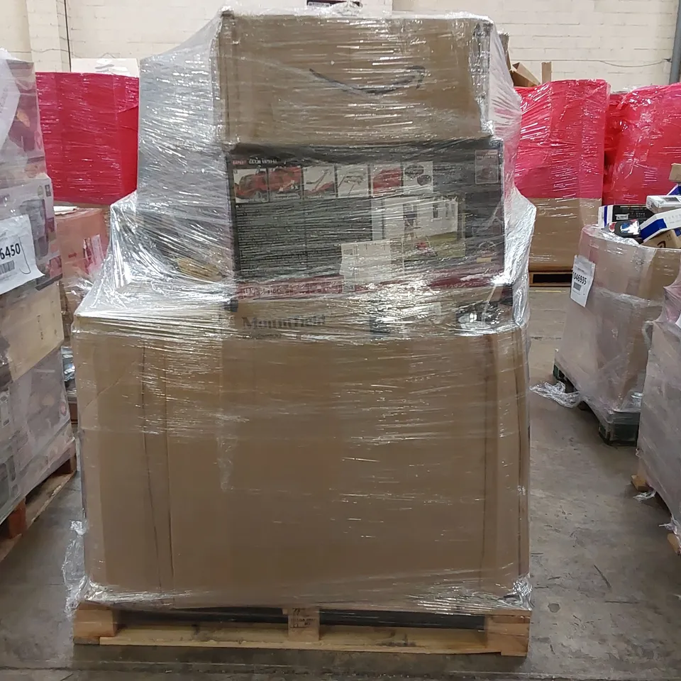 PALLET OF APPROXIMATELY 21 UNPROCESSED RAW RETURN HOUSEHOLD AND ELECTRICAL GOODS TO INCLUDE;