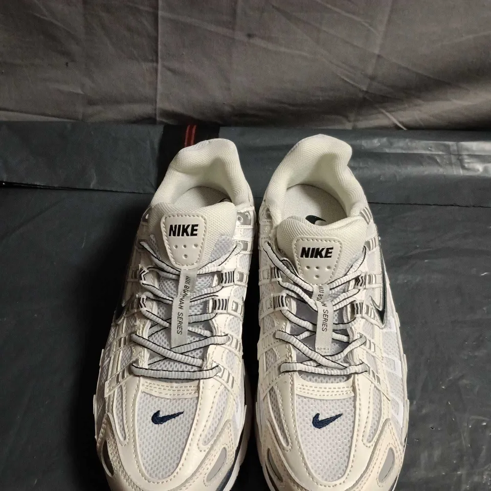 UNBOXED PAIR OF NIKE P-6000 RUNNING SHOES – WHITE/GREY - UK SIZE 5.5
