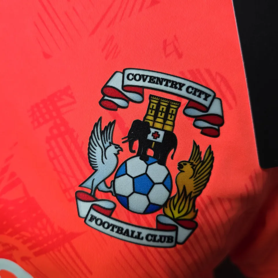 COVENTRY CITY FC FOOTBALL AWAY SHIRT – HUMMEL, MONZO SPONSOR, SIZE L, SIGNED