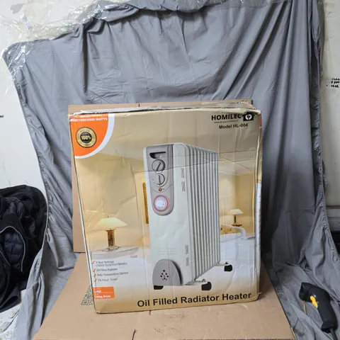 OIL FILLED RADIATOR HEATER – BOXED, MODEL HL-004