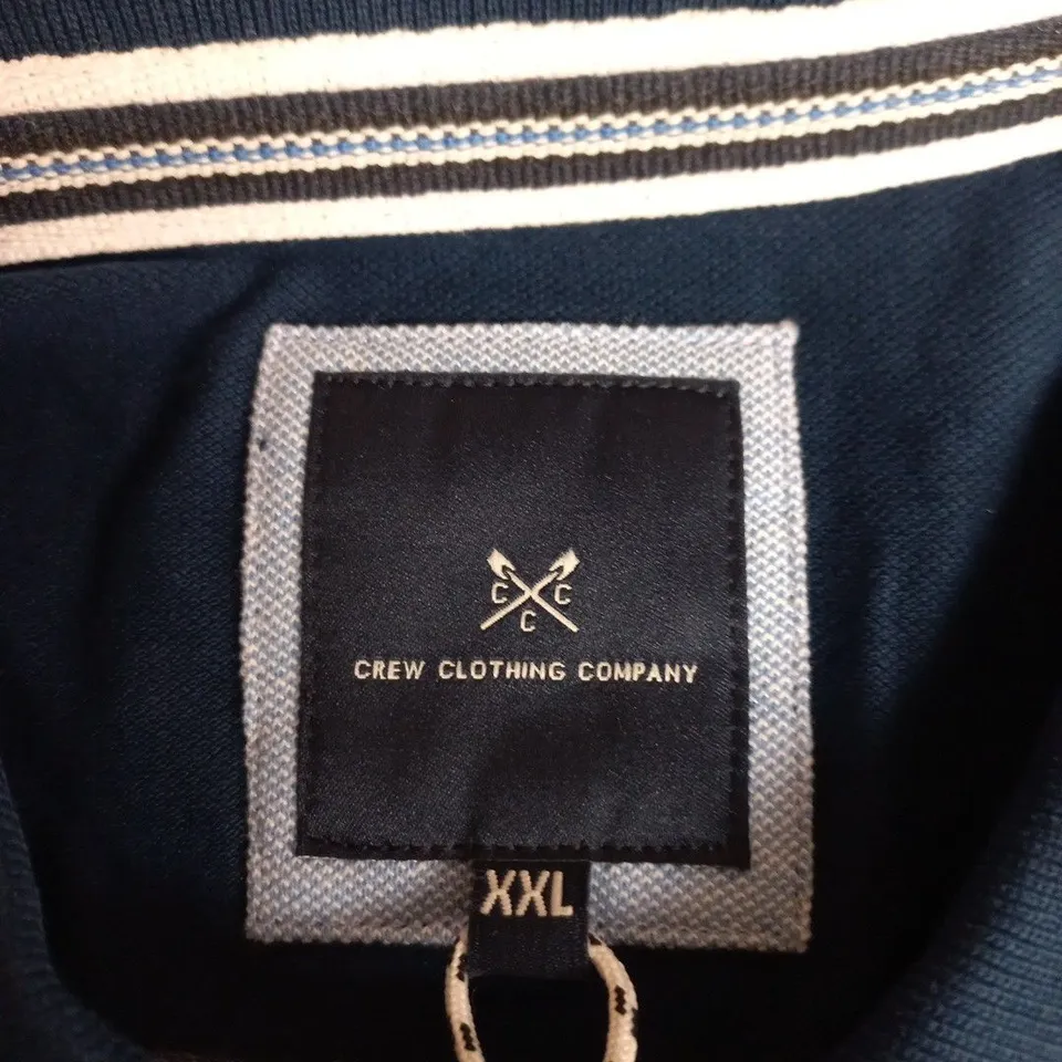 CREW CLOTHING COMPANY NAVY POLO SHIRT – XXL
