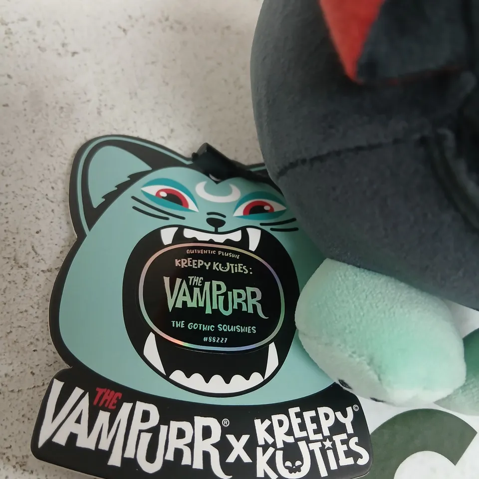 BRAND NEW KILLSTAR KREEPY KUTIES VAMPURR THE GITHIC SQUISHIES PLUSH TOY – MULTI