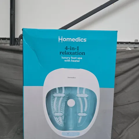 HOMEDICS 4-IN-1 RELAXATION FOOT SPA WITH HEATER β BOXED